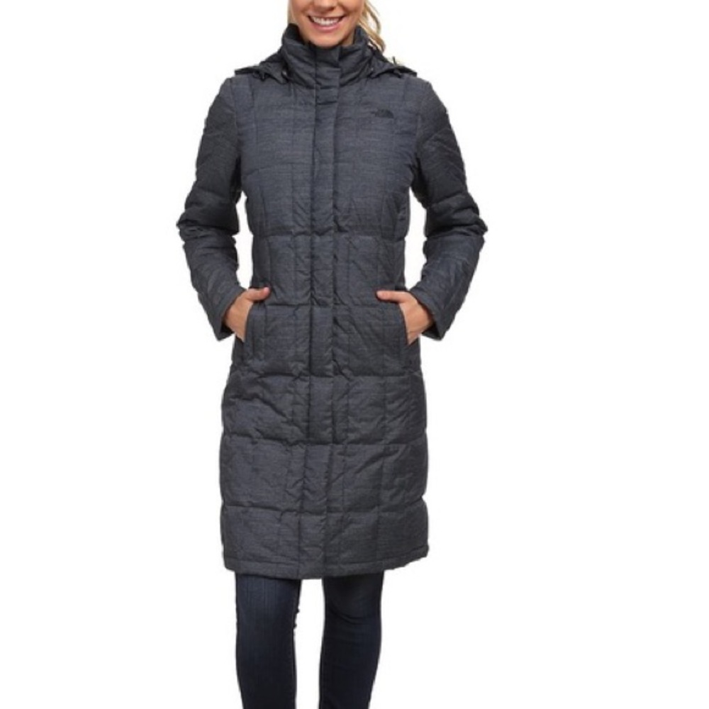 North face metropolis urban navy heather parka